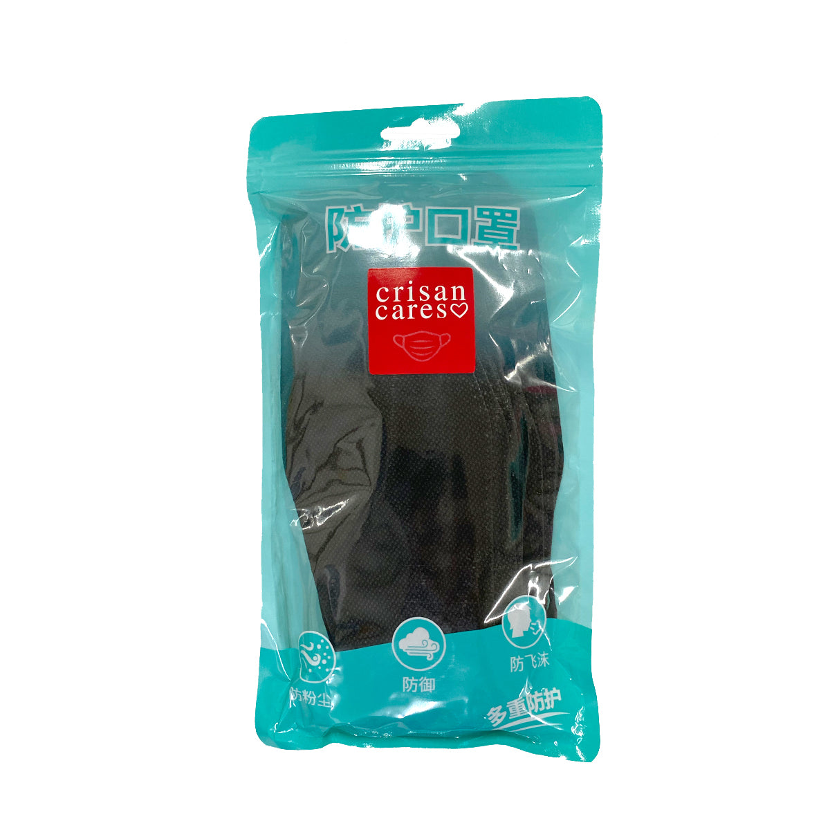 10 PCS - CRISAN CARES FACE MASK -  3 LAYER NON-WOVEN PROTECTION FILTER